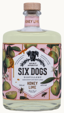 SIX DOGS Honey Lime Gin 750ml